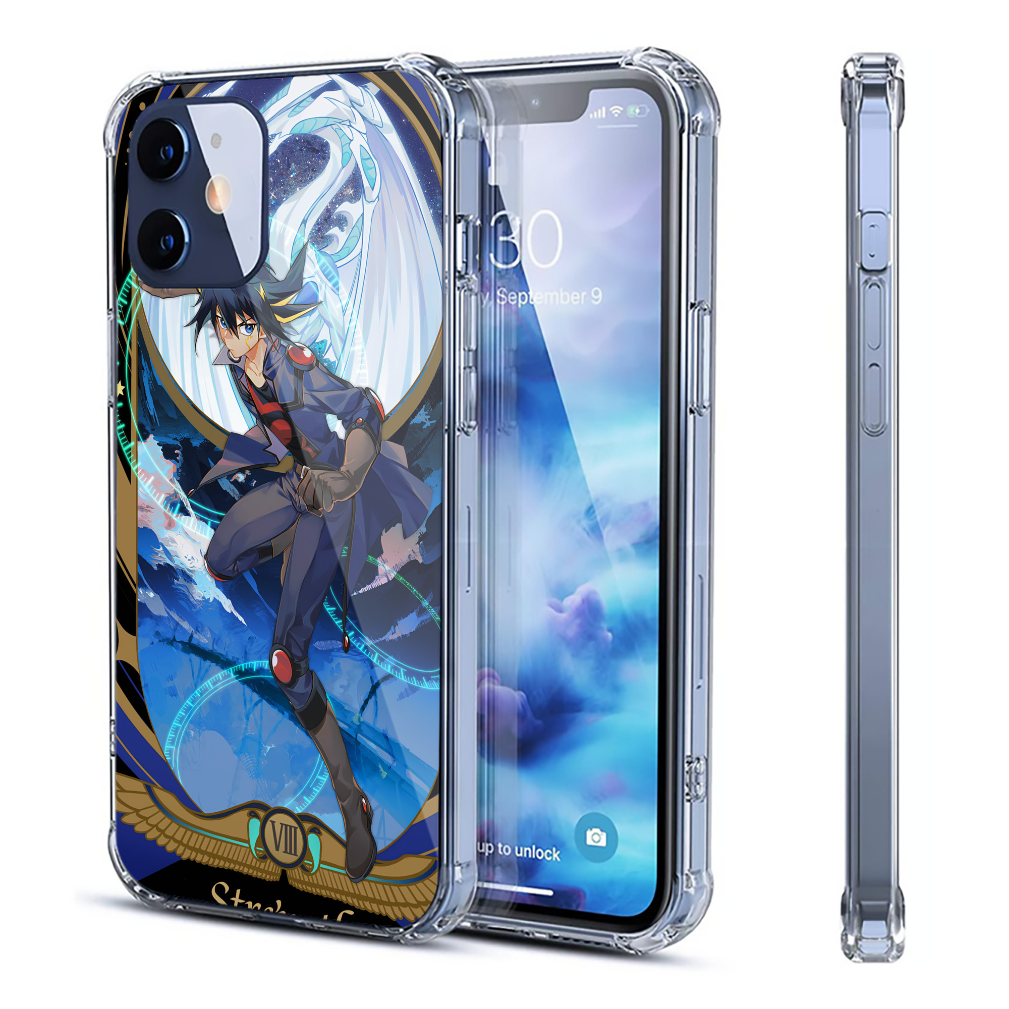 （画像用） 遊☆戯☆王 Yu-Gi-Oh! 【iPhone 12シリーズ対応】透明スマホケース（クリアソフトケース）